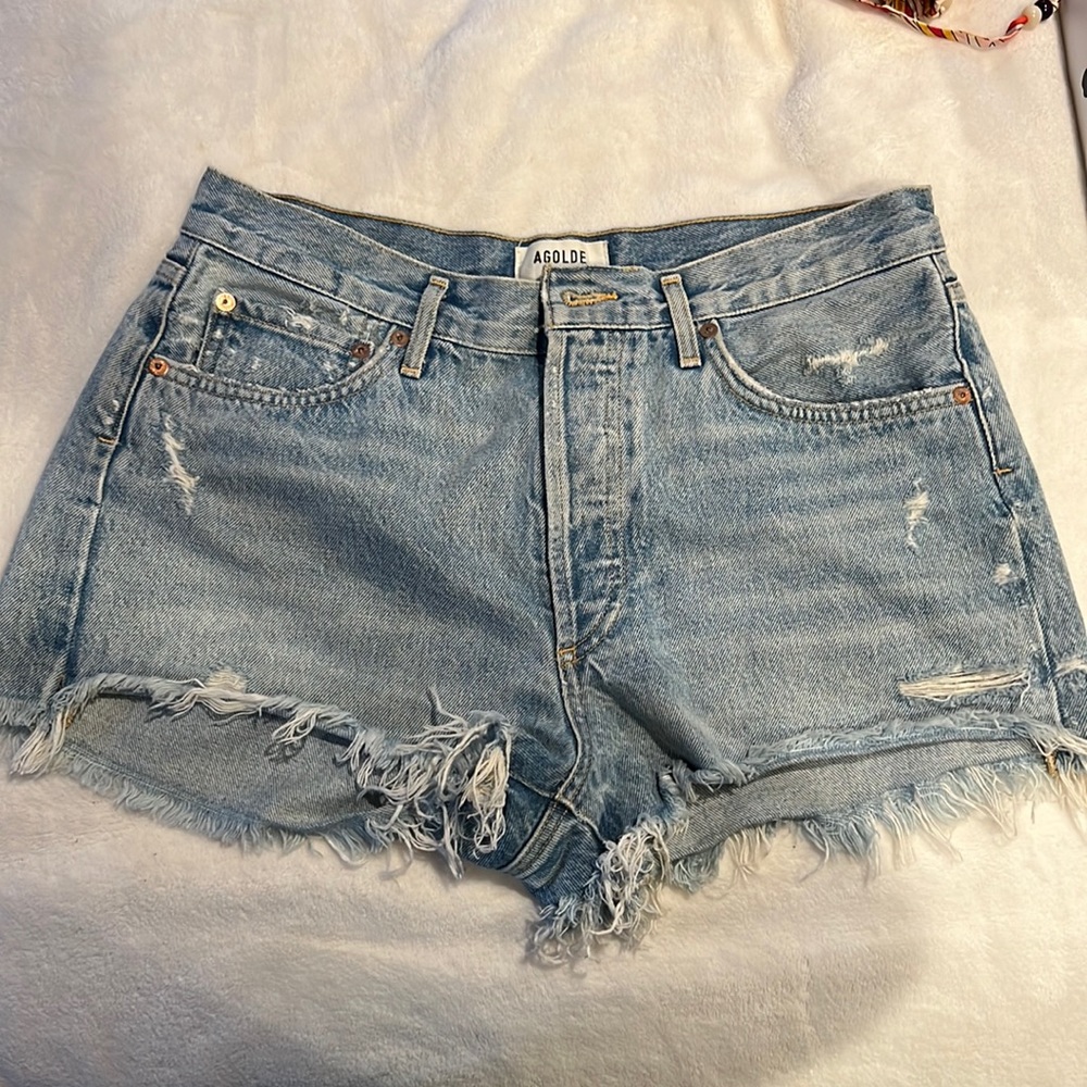 AGOLDE Parker Vintage Cut Off Short in Swapmeet
